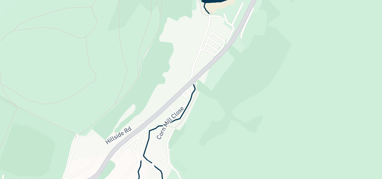 Map of the streets around venue 51