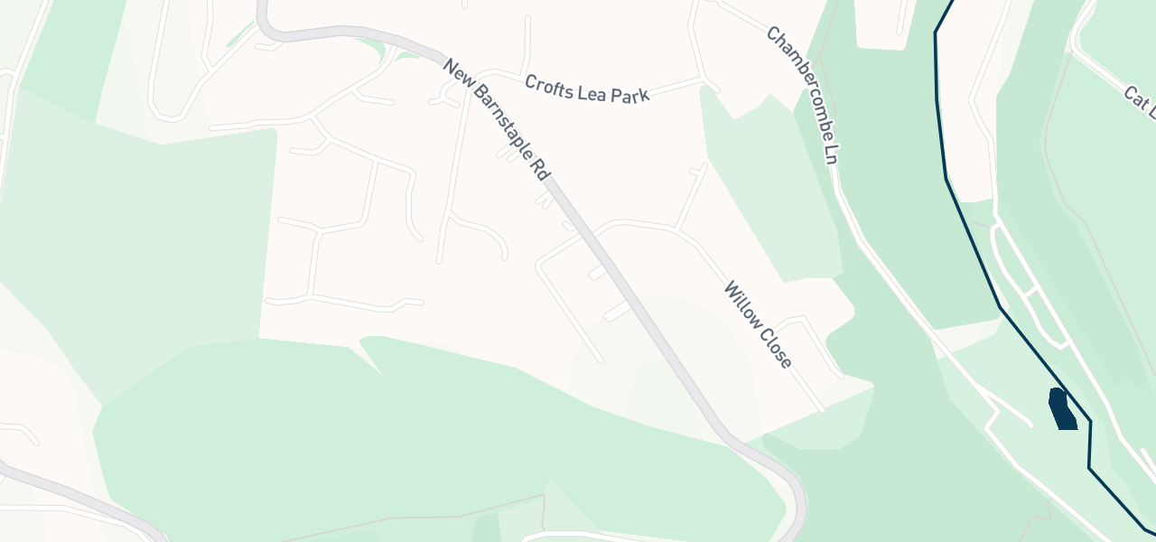 Map of the streets around venue 45