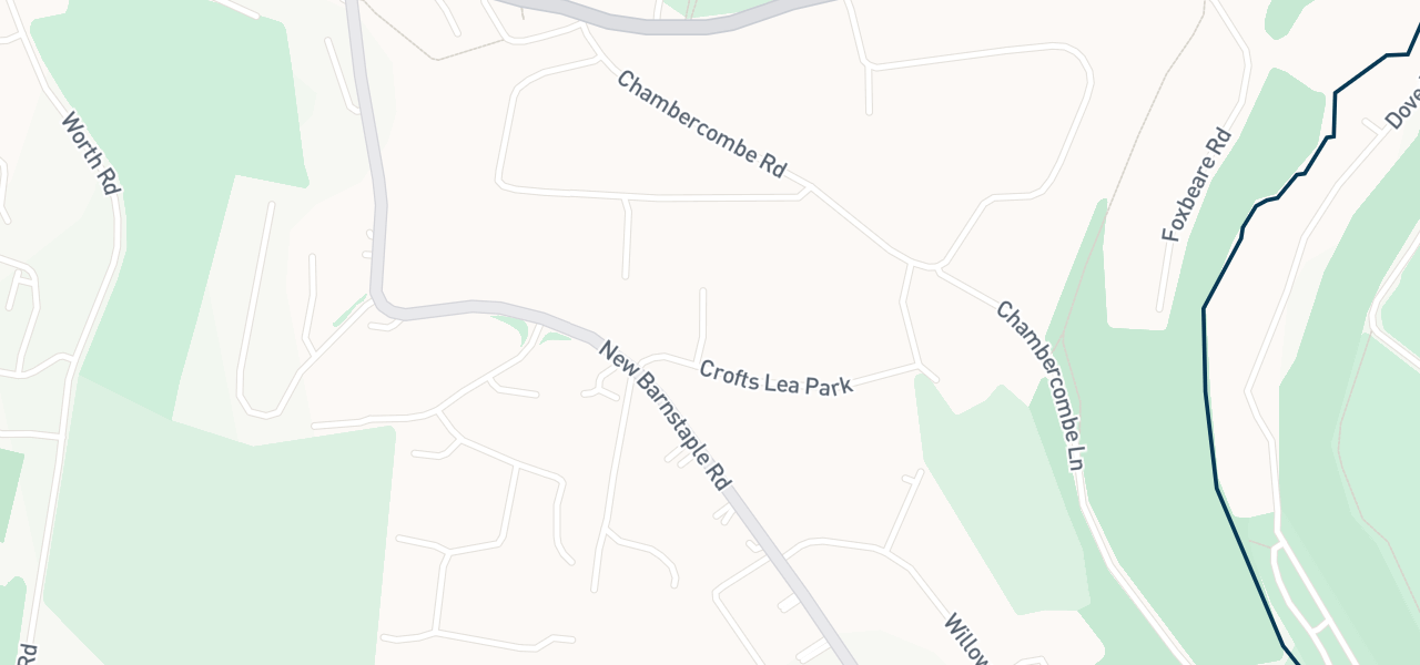 Map of the streets around venue 46