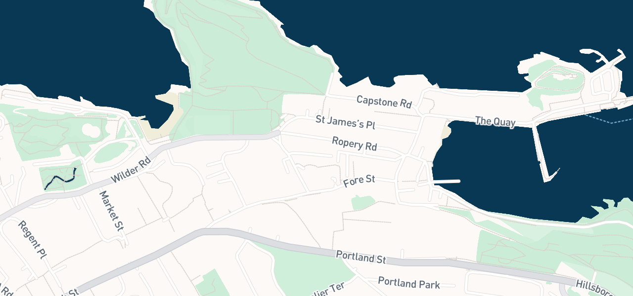 Map of the streets around venue 27