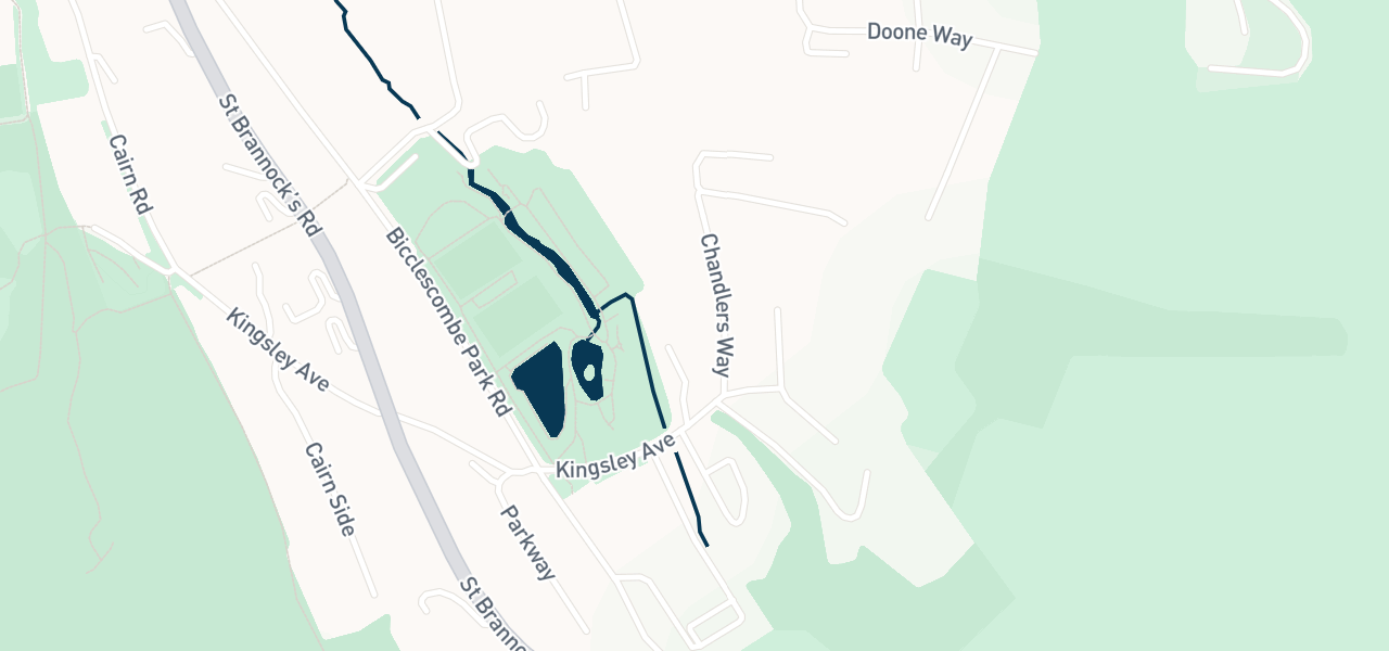 Map of the streets around venue 40