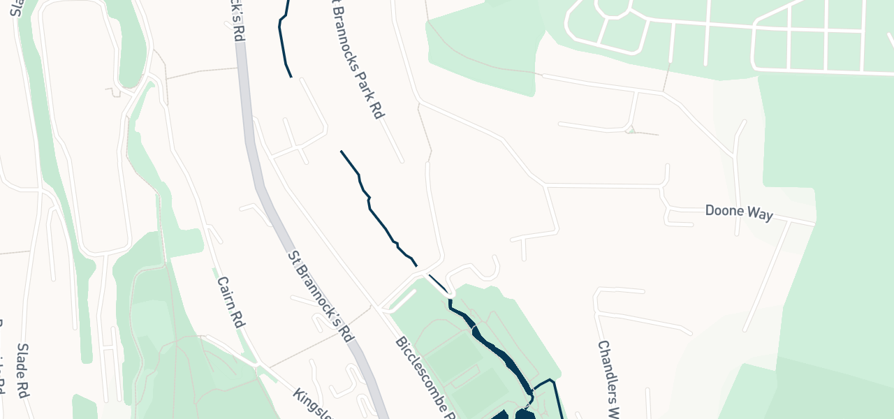 Map of the streets around venue 39