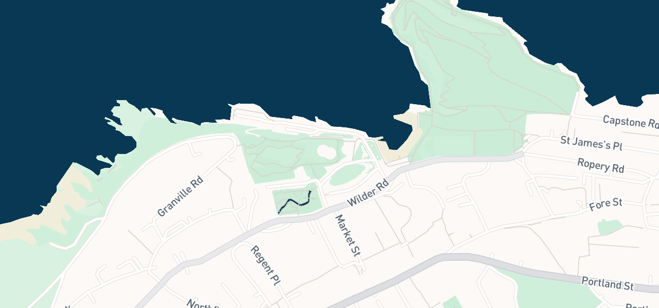 Map of the streets around venue 15