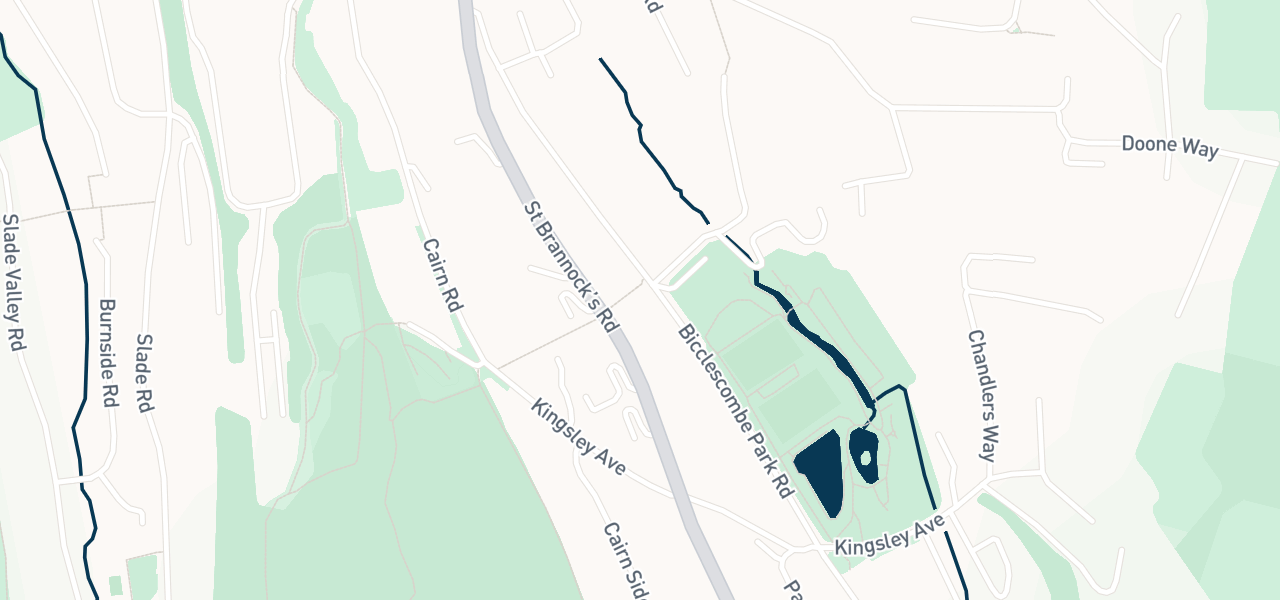 Map of the streets around venue 41