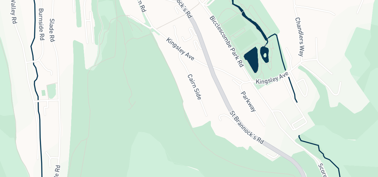 Map of the streets around venue 42
