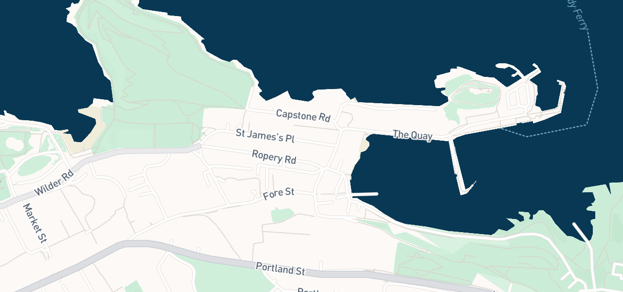 Map of the streets around venue 30