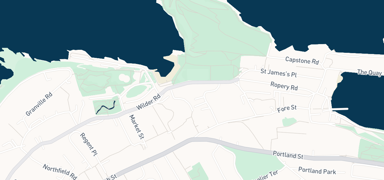 Map of the streets around venue 16